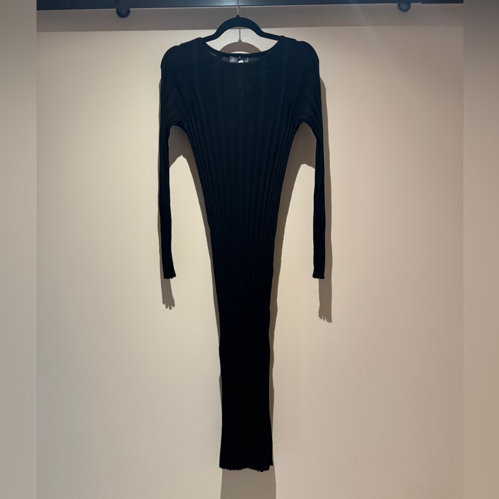 ASOS maxi knit ribbed dress